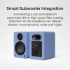Kanto YU6 (Gen.2) Powered Bookshelf Speaker - Matte Ice Blue