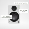 Kanto YU6 (Gen.2) Powered Bookshelf Speaker - Matte White