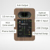 Kanto YU6 (Gen.2) Powered Bookshelf Speaker - Walnut
