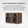 Kanto YU6 (Gen.2) Powered Bookshelf Speaker - Walnut
