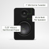 Kanto YU6 (Gen.2) Passive Bookshelf Speaker - Matte Black
