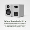 Kanto YU6 (Gen.2) Passive Bookshelf Speaker - Matte White