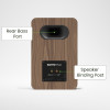 Kanto YU6 (Gen.2) Passive Bookshelf Speaker - Walnut