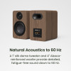 Kanto YU6 (Gen.2) Passive Bookshelf Speaker - Walnut