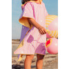 Quut Microfibre Poncho - Banana Pink
