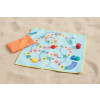 Quut Microfibre Travel Games - Snakes & Ladders / Game of the goose