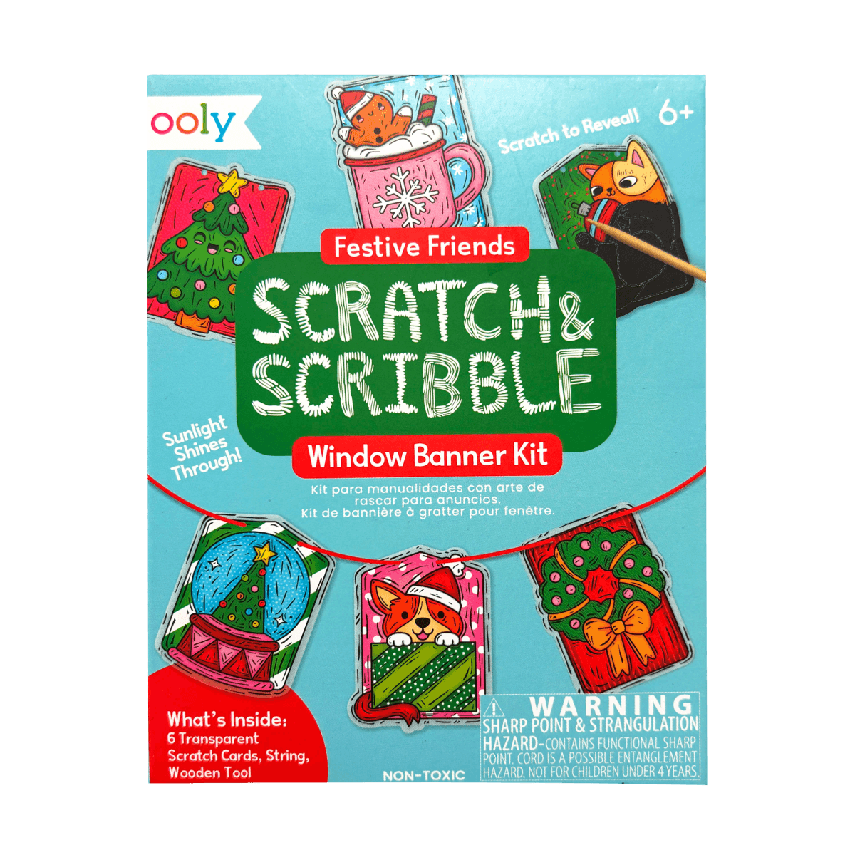 Dynamic Distribution - Ooly Mini Scratch & Scribble: Window Banner Kit ...